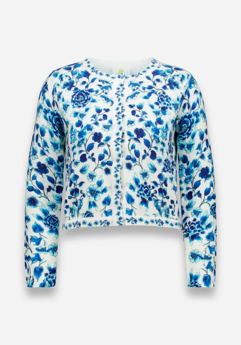 Cardigan à imprimé floral