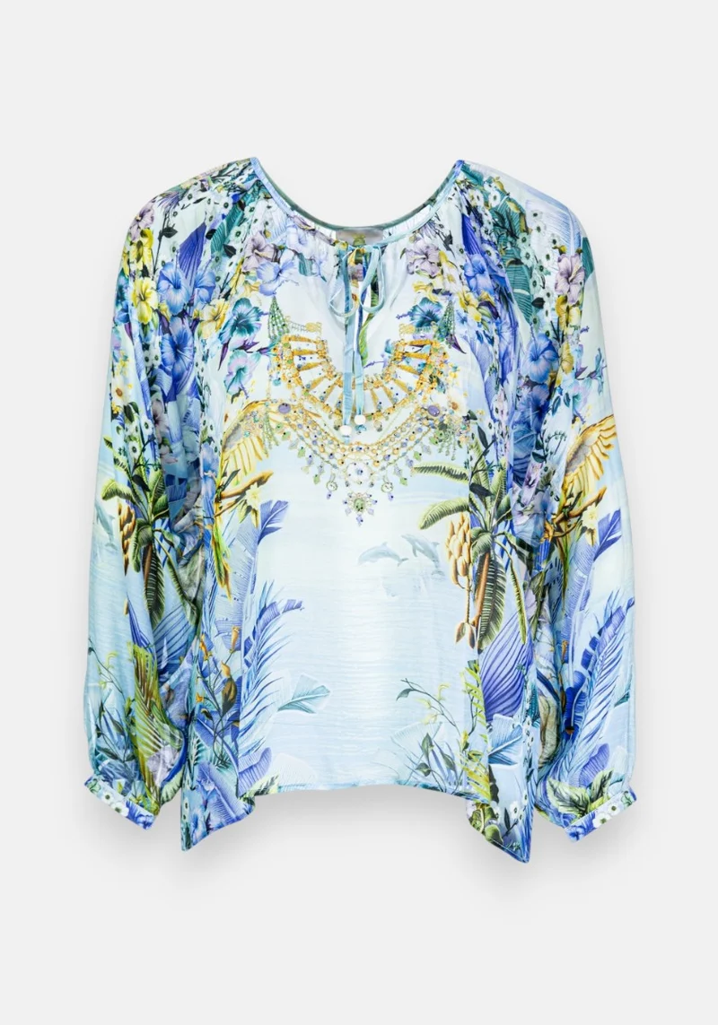 Tunica Raglan Tropical