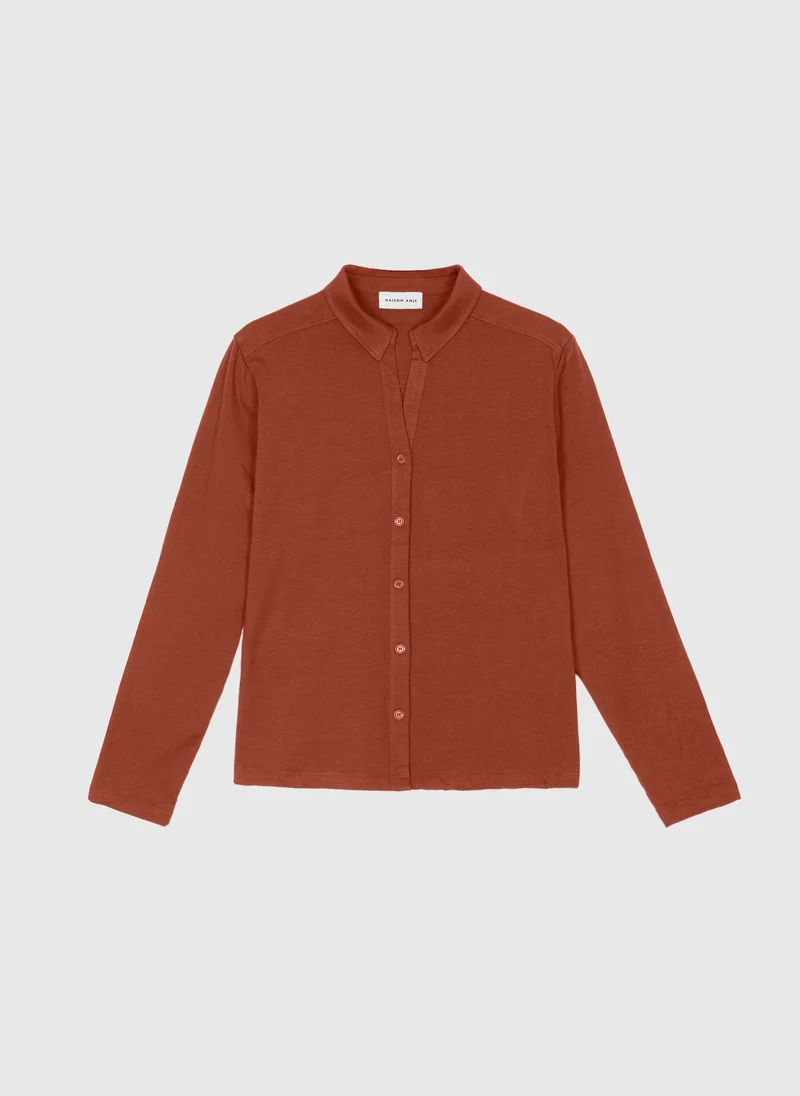 CHEMISE DELTANA terracotta
