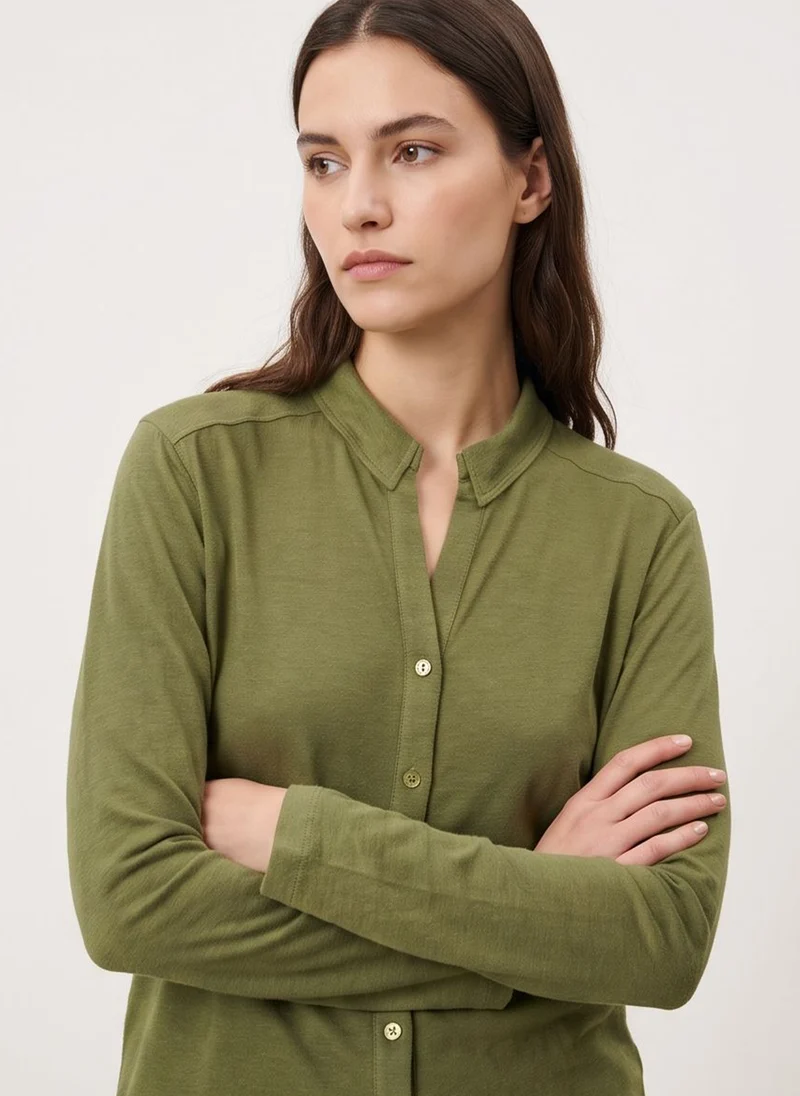 CHEMISE DELTANA avocado