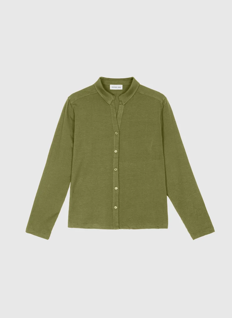 CHEMISE DELTANA avocado