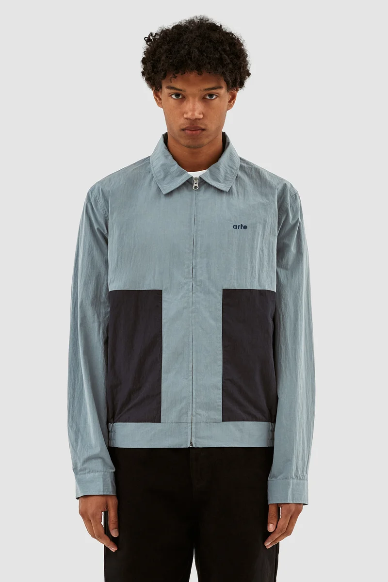 Veste Julian Colorblock - Gris Blush/Marine
