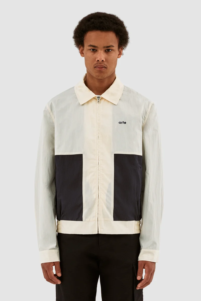 Veste Julian Colorblock - Crème/Marine