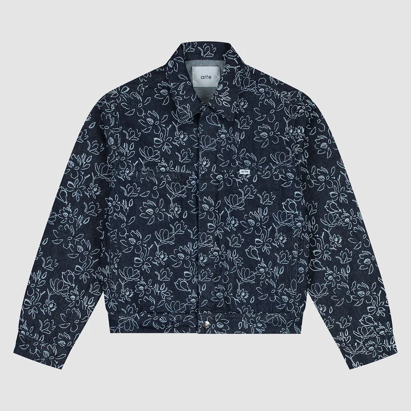 Veste Jones Flowers - Marine