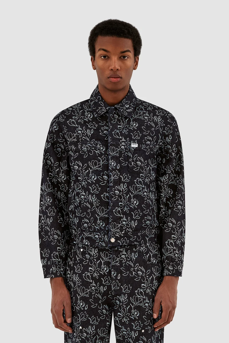 Veste Jones Flowers - Marine