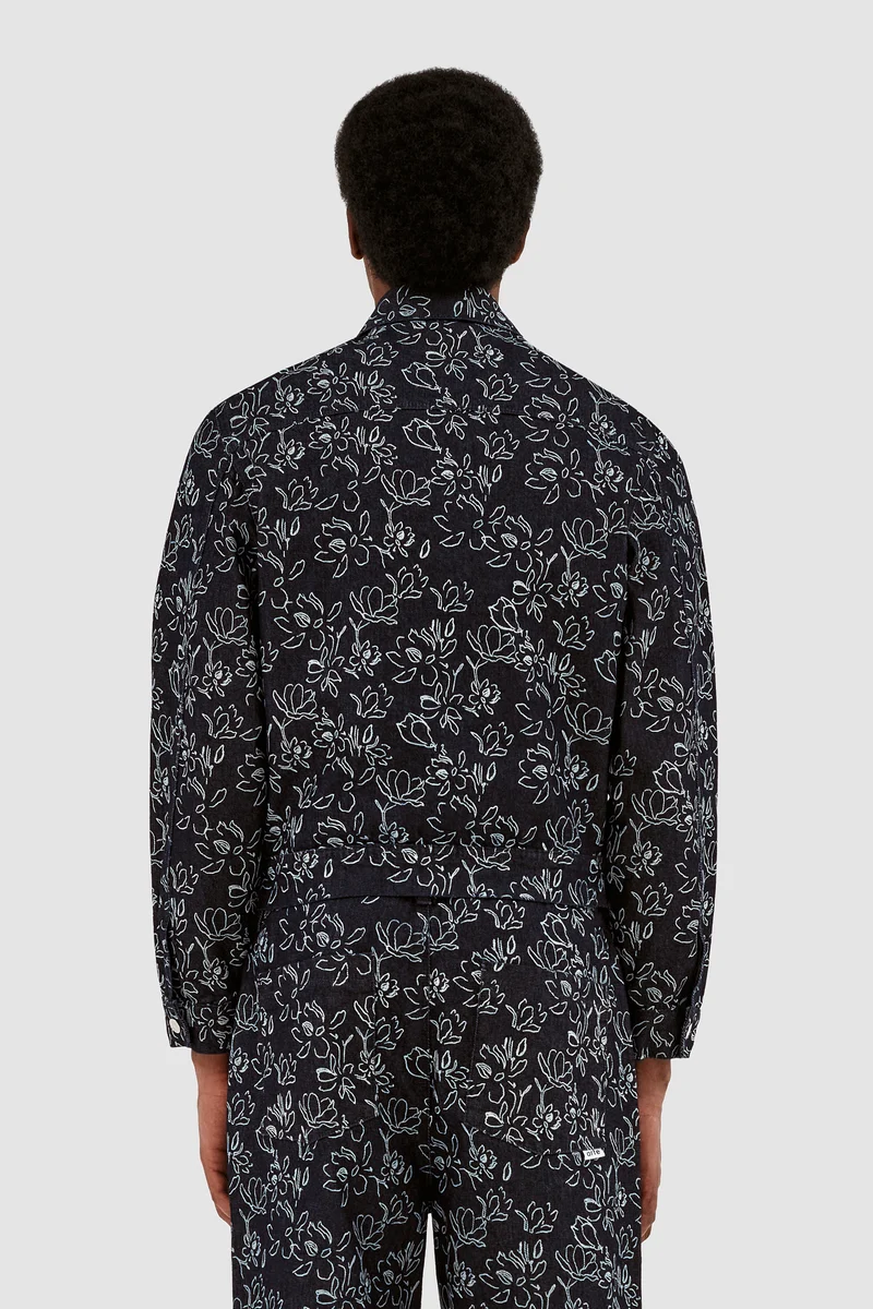 Veste Jones Flowers - Marine