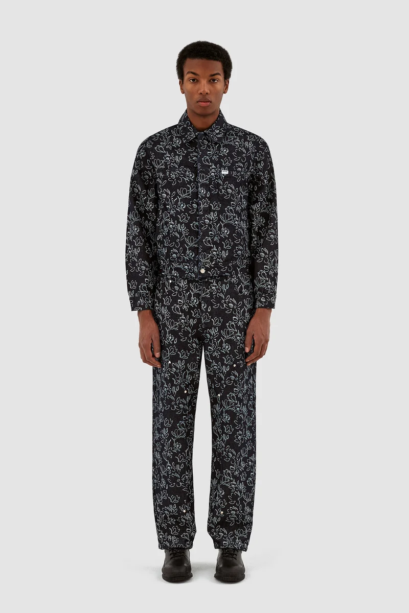 Veste Jones Flowers - Marine
