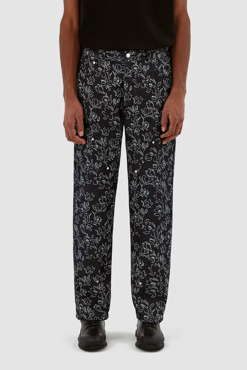 Pantalon Jonas Flowers - Marine