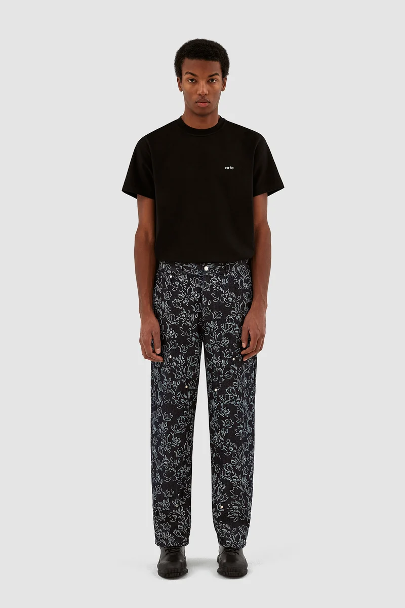 Pantalon Jonas Flowers - Marine