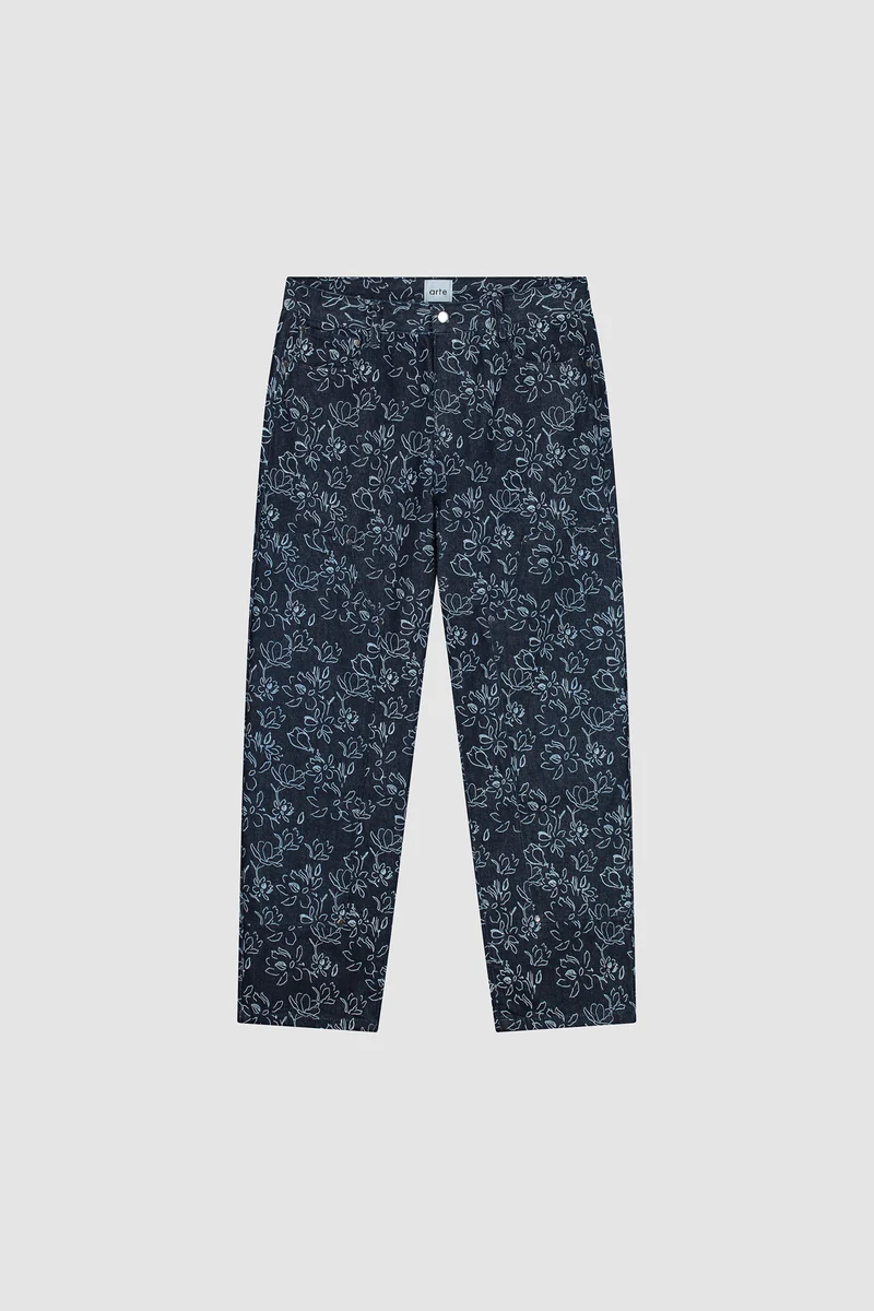 Pantalon Jonas Flowers - Marine