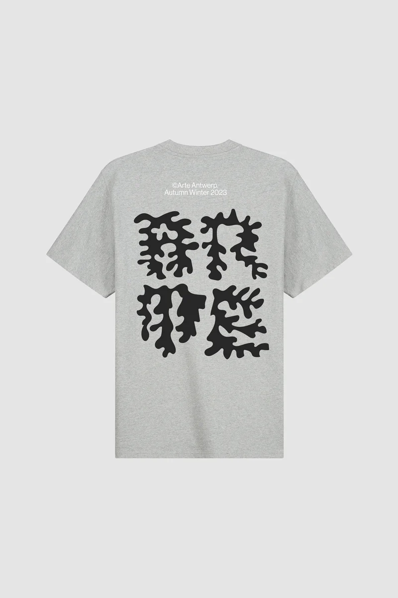 T-shirt Tommy Back Arte - Gris
