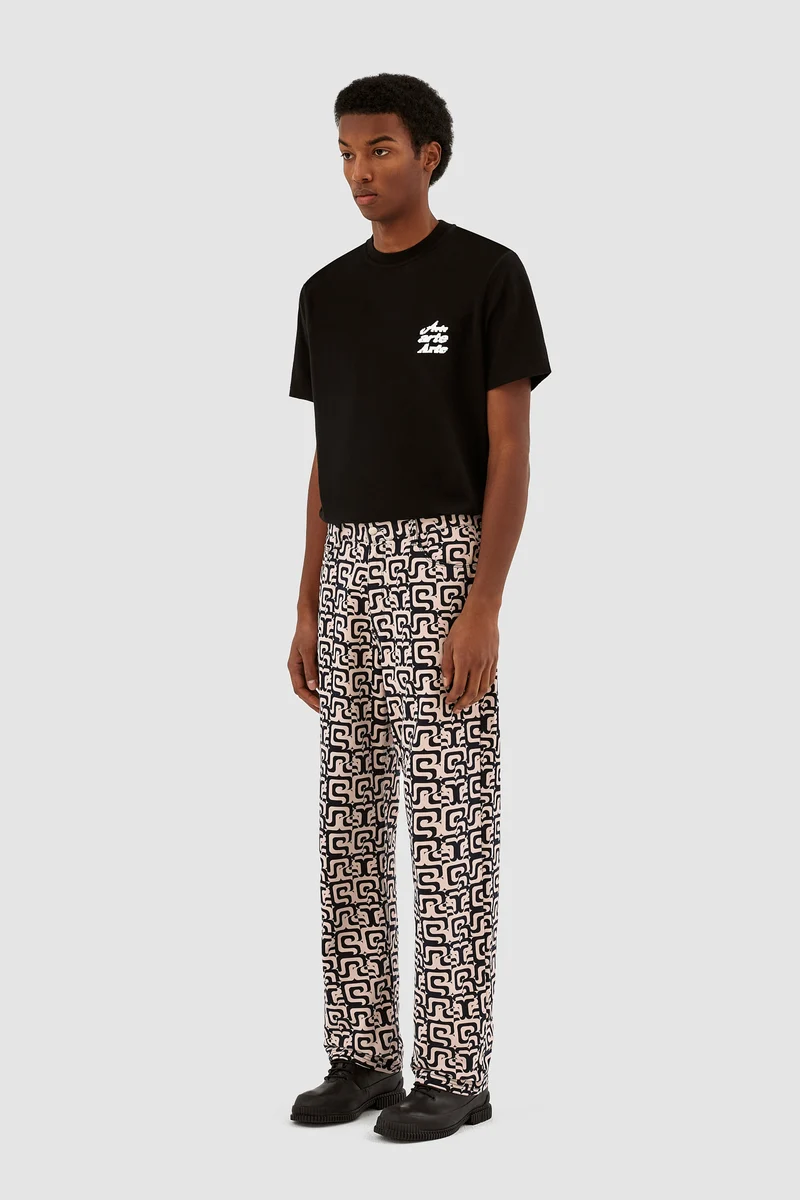 Pantalon Jonas Allover - Marine/Crème