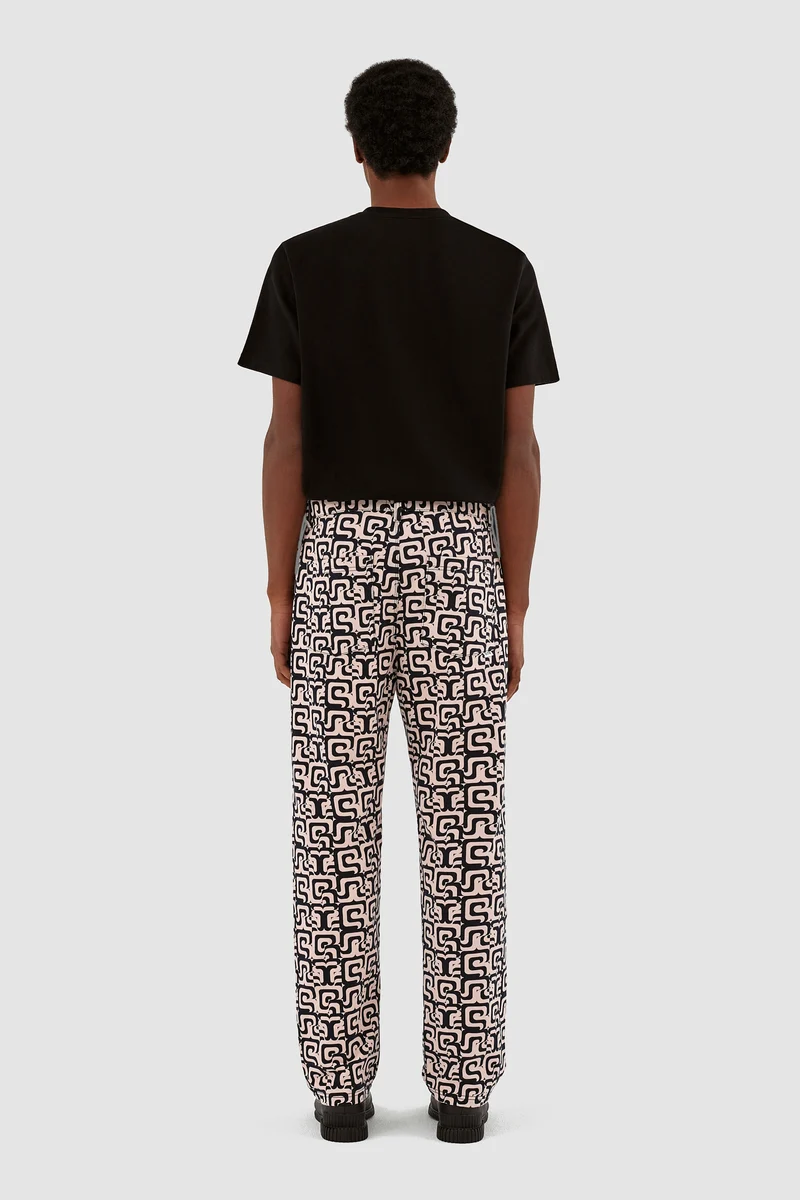 Pantalon Jonas Allover - Marine/Crème