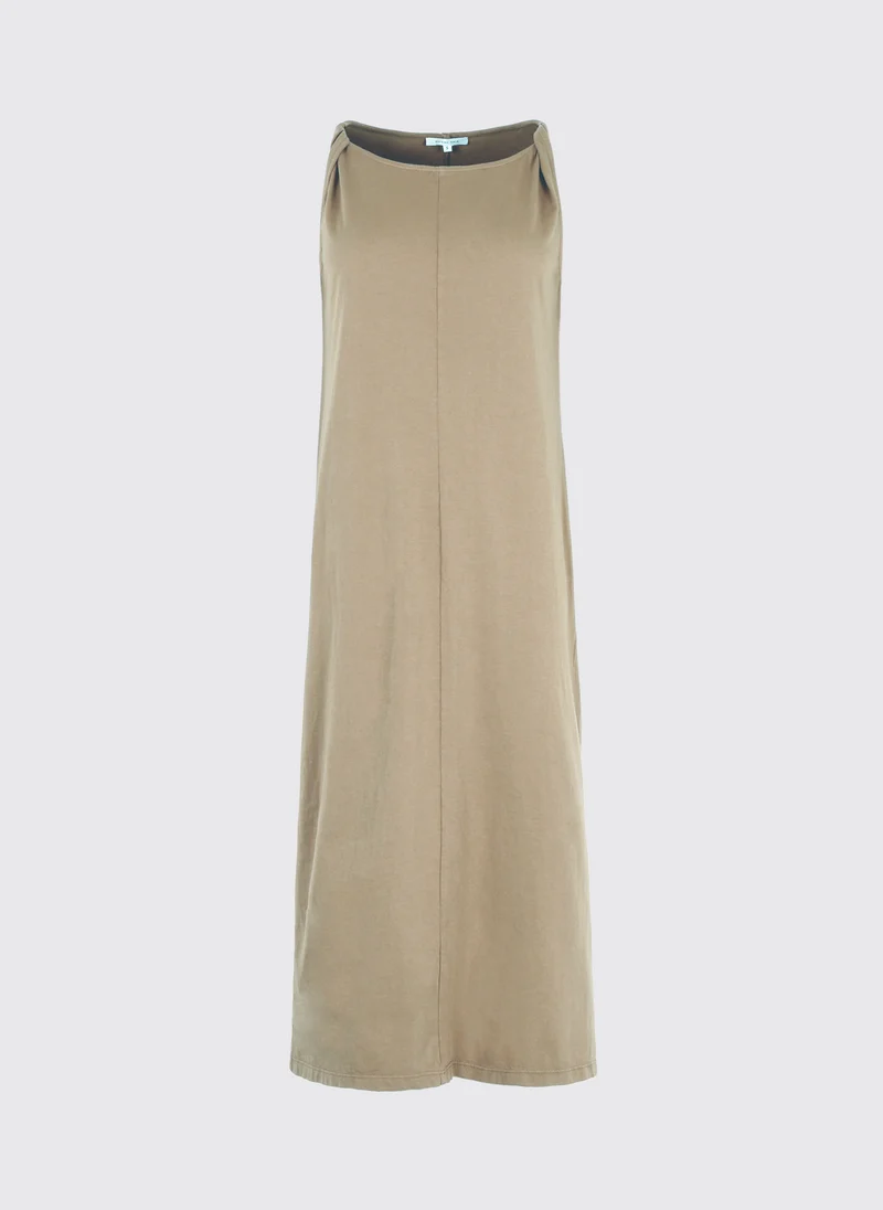 ROBE LONGUE DELMINA ficelle
