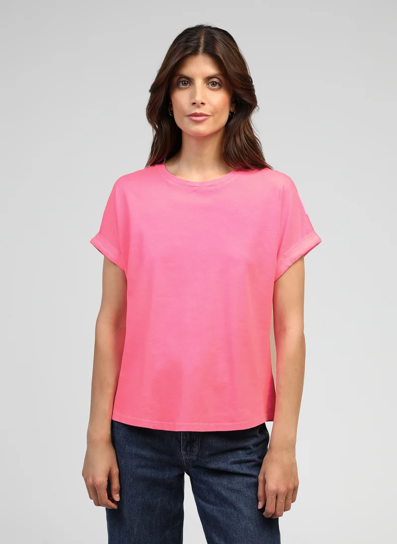 T-SHIRT DESTINY rose fluo