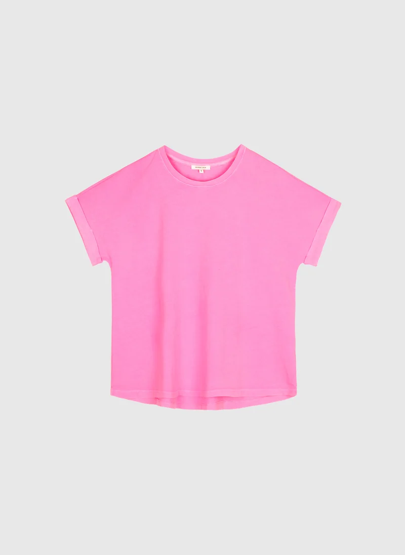 T-SHIRT DESTINY rose fluo