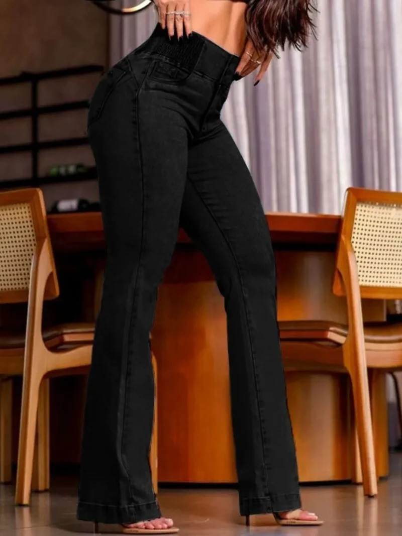 Jean bootcut taille haute