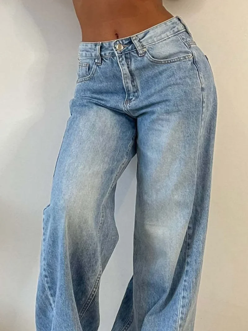 Jean large avec poches
