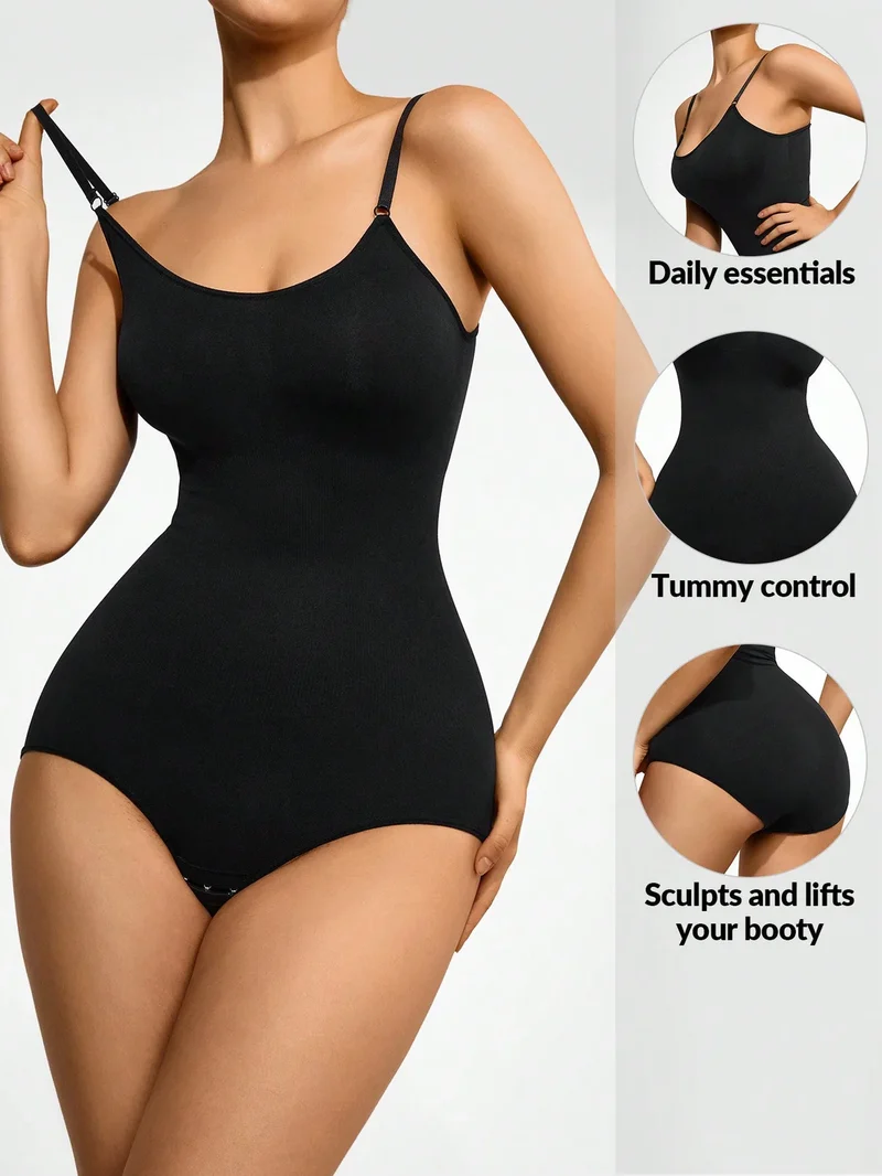 Body taille haute à encolure dégagée Basic Bae