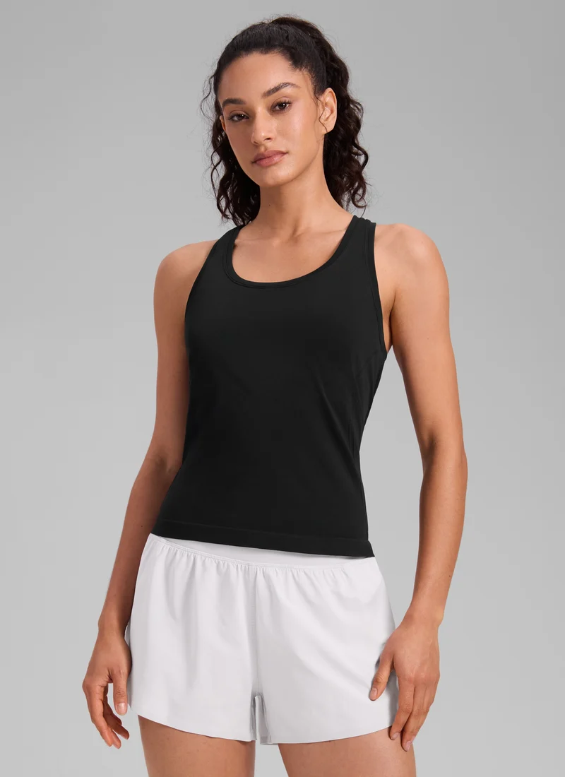 Seamless Racerback Scoop Neck Tank