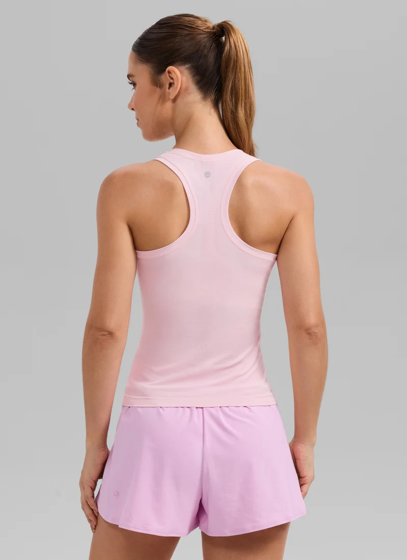 Seamless Racerback Scoop Neck Tank