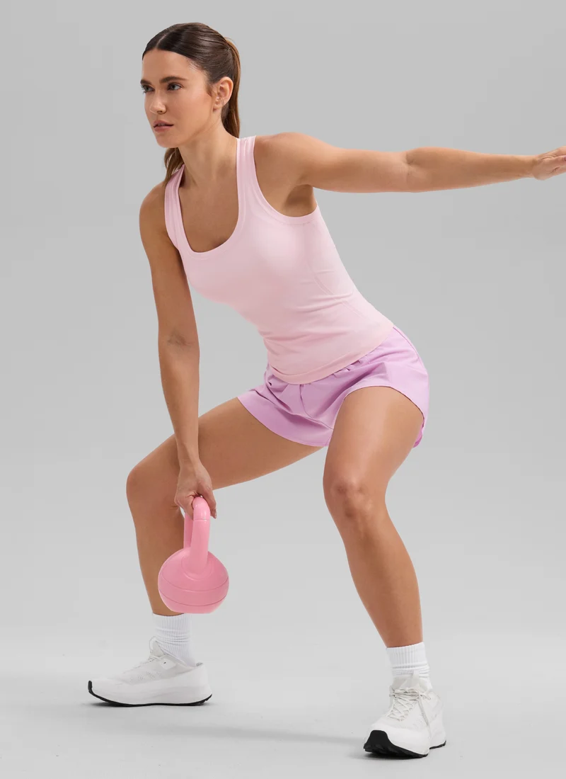 Seamless Racerback Scoop Neck Tank