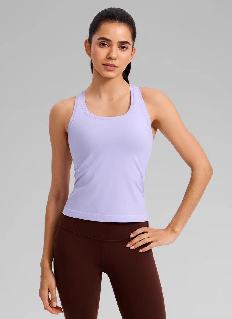 Seamless Racerback Scoop Neck Tank