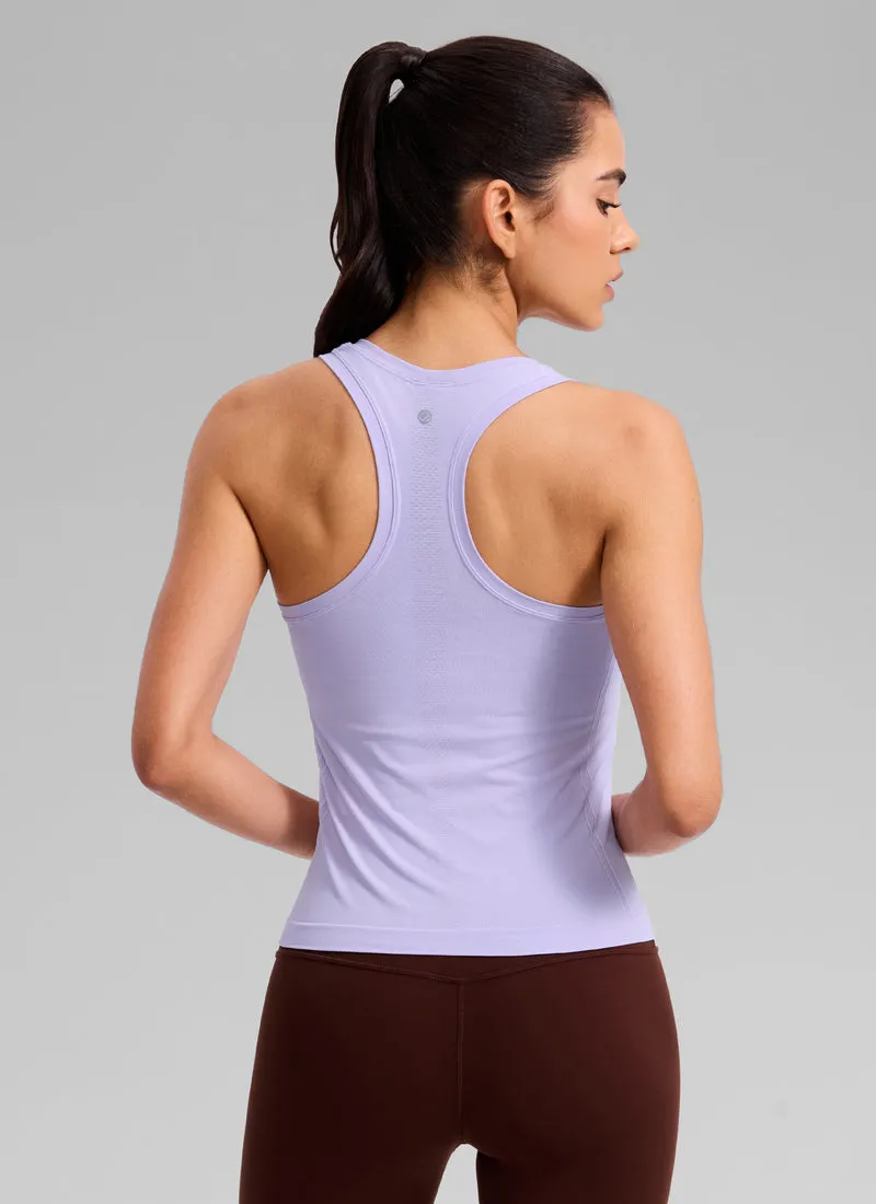 Seamless Racerback Scoop Neck Tank