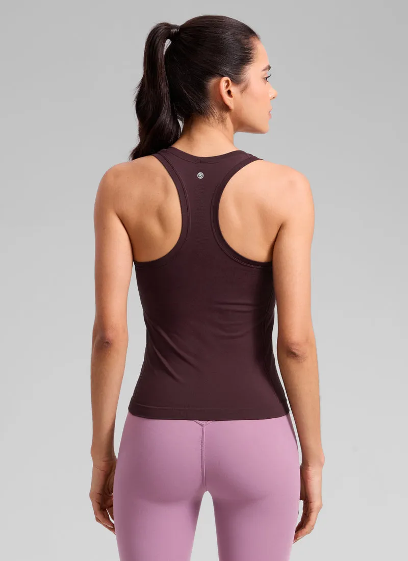 Seamless Racerback Scoop Neck Tank