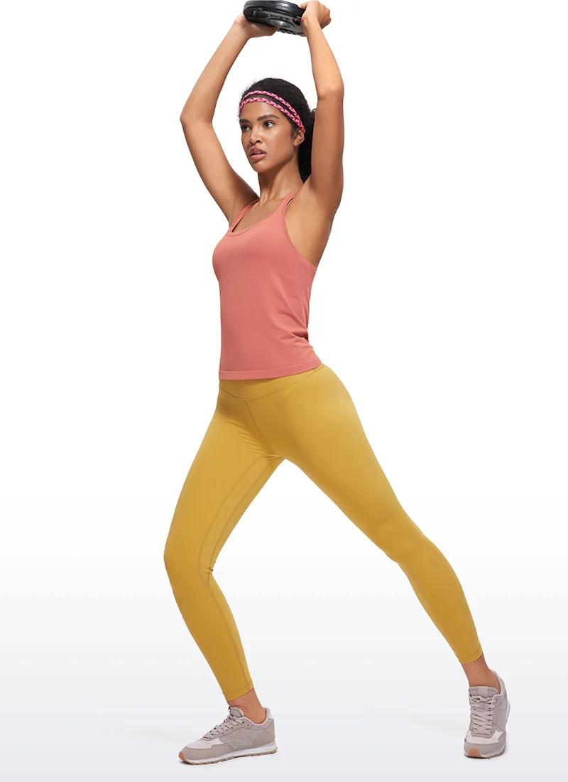 Seamless Scroop Neck Racerback Tank