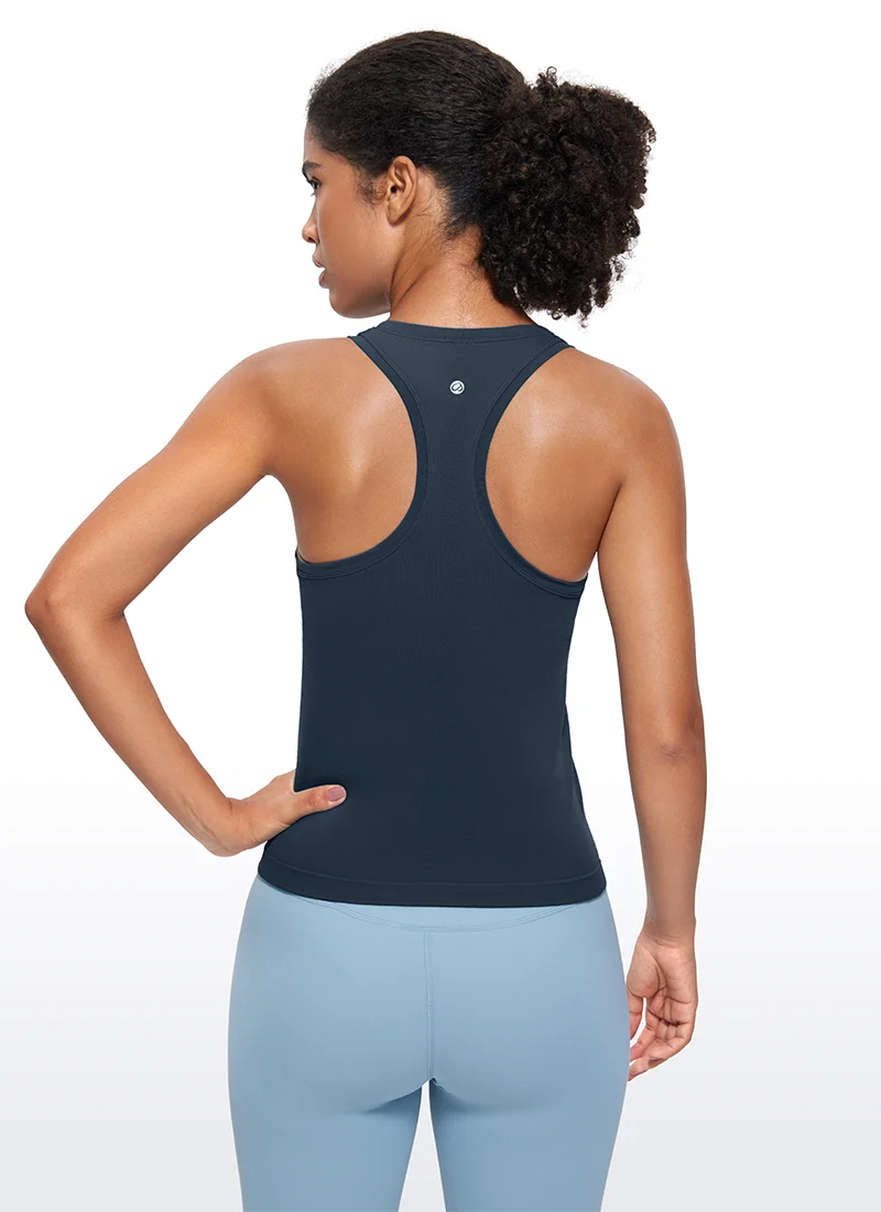 Seamless Scroop Neck Racerback Tank