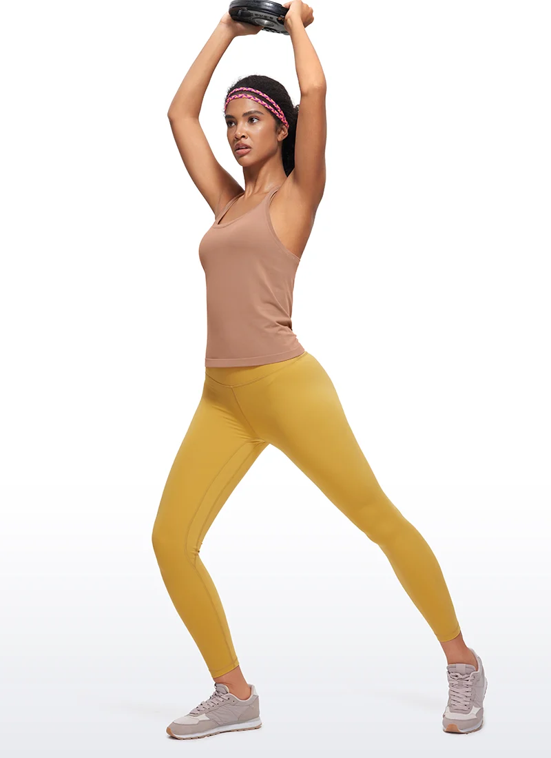 Seamless Scroop Neck Racerback Tank