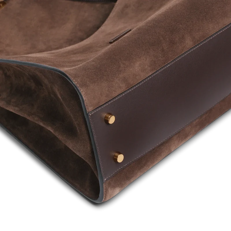 Amelot - Cuir Velours Chocolat