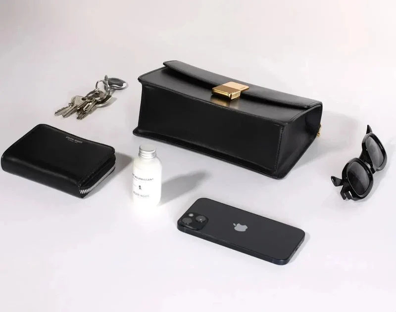 Alma - Cuir Box Chocolat
