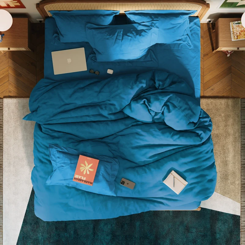 Drap plat percale