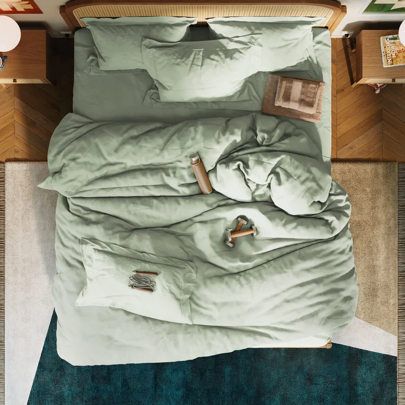 Drap plat percale