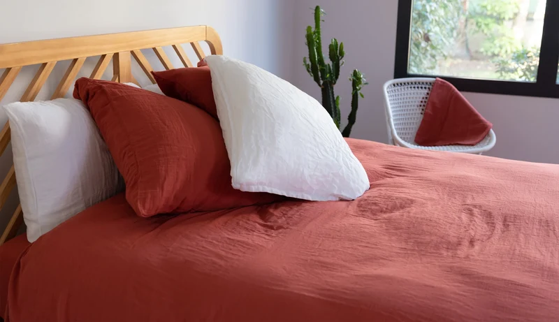 Housse de couette gaze de coton