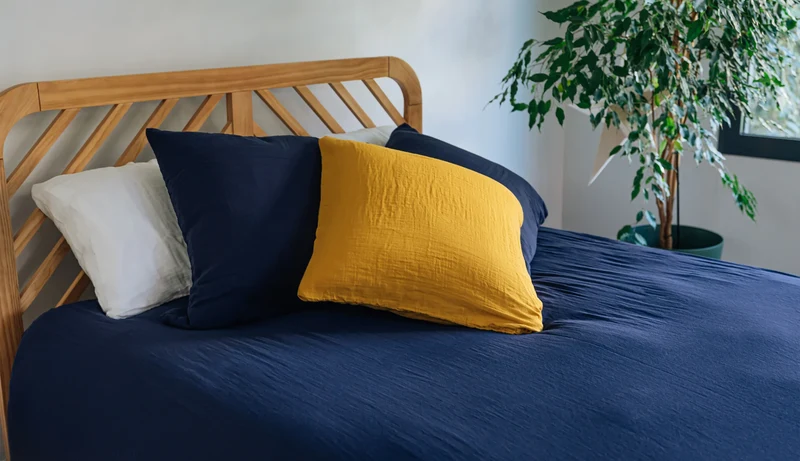 Parure de lit en gaze de coton