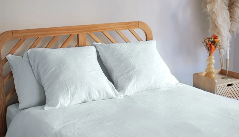 Parure de lit en gaze de coton