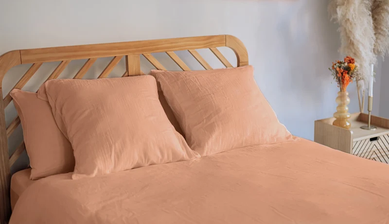 Parure de lit en gaze de coton