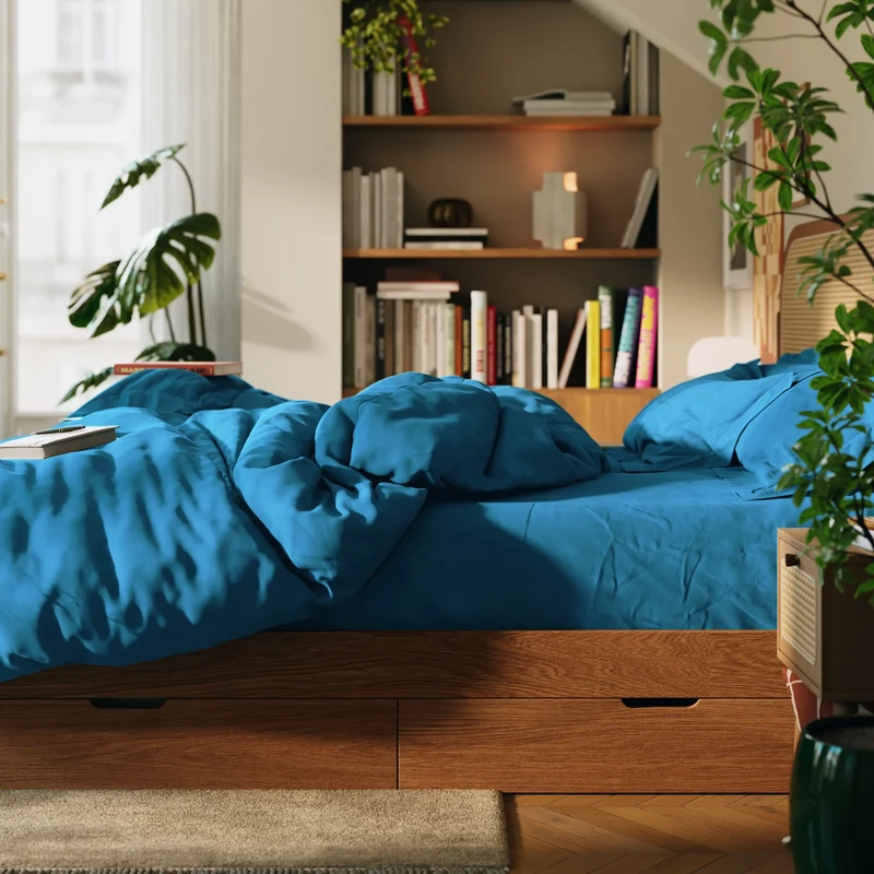 Parure de lit en percale