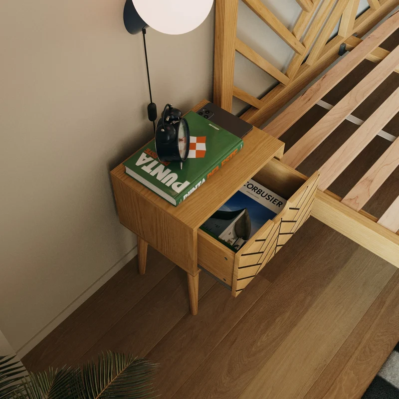 Table de chevet bois Ali