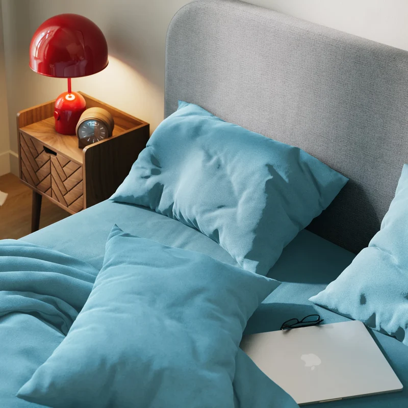 Taies d'oreiller flanelle de coton
