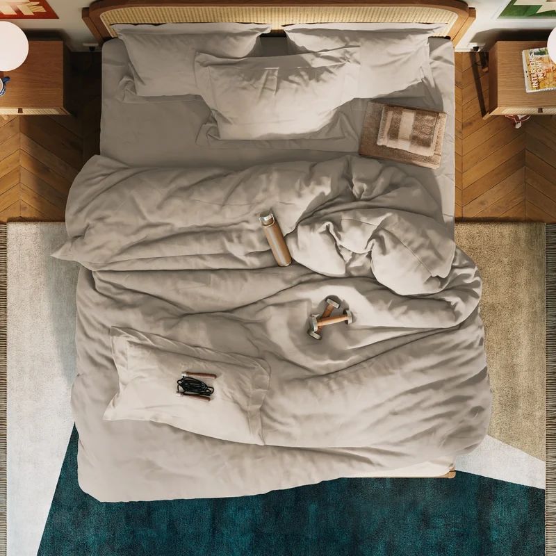 Taies d'oreiller percale
