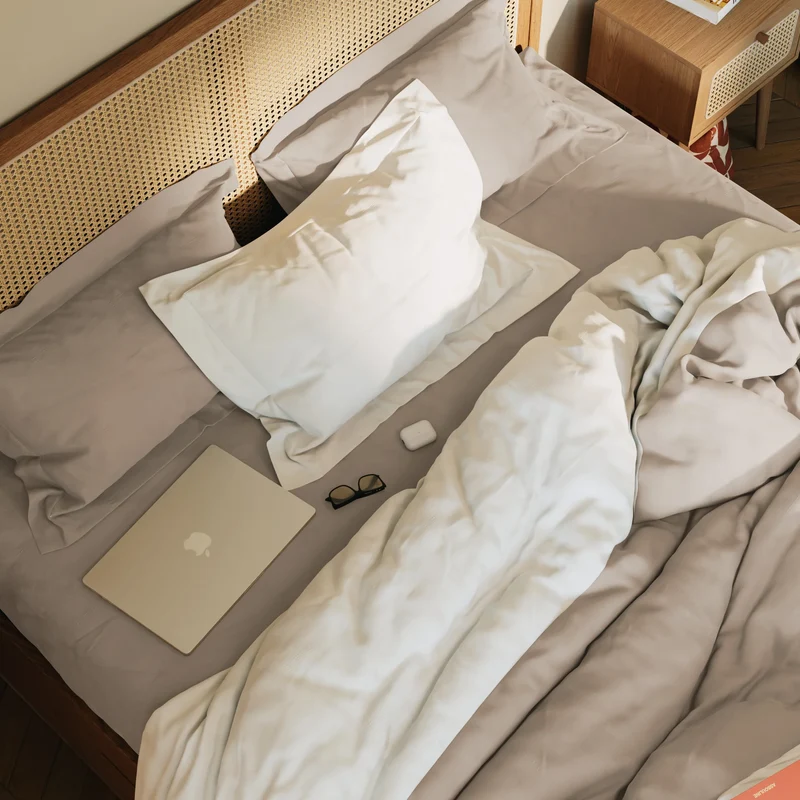 Taies d'oreiller percale