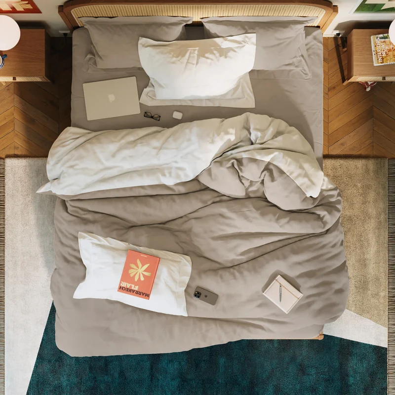 Taies d'oreiller percale