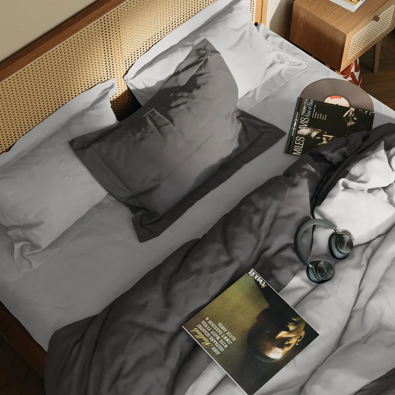 Taies d'oreiller percale