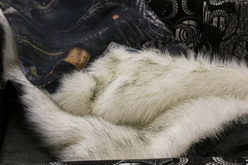 Couverture pour chien « Metis » Blue Ice - Tissu Jean-Paul Gaultier