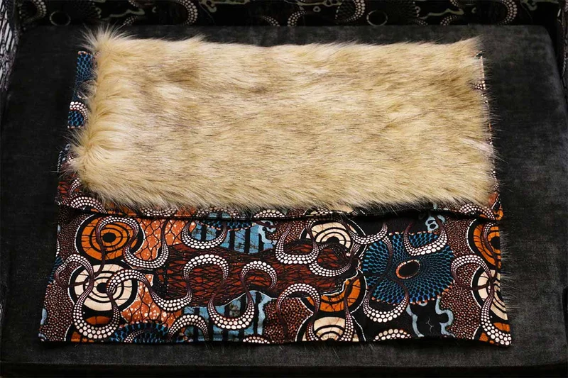 Couverture pour chien « Metis » Africa - Tissu Jean-Paul Gaultier