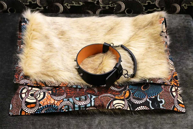 Couverture pour chien « Metis » Africa - Tissu Jean-Paul Gaultier